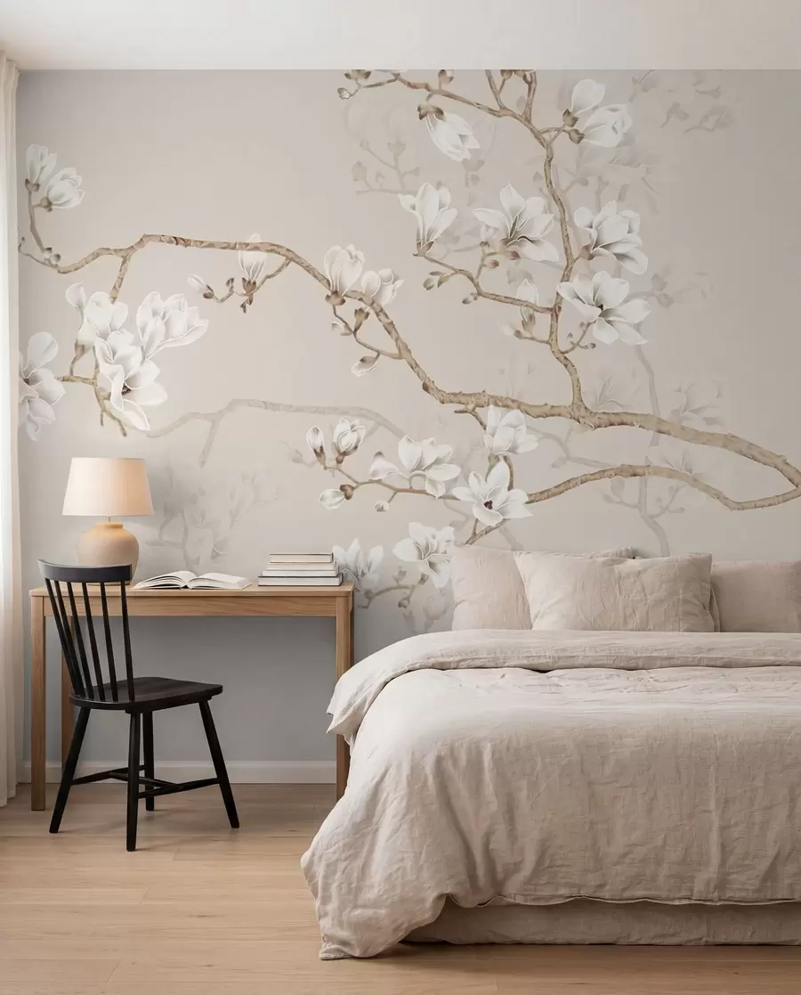 Papier peint photo Magnolia dans le jardin u25842d1