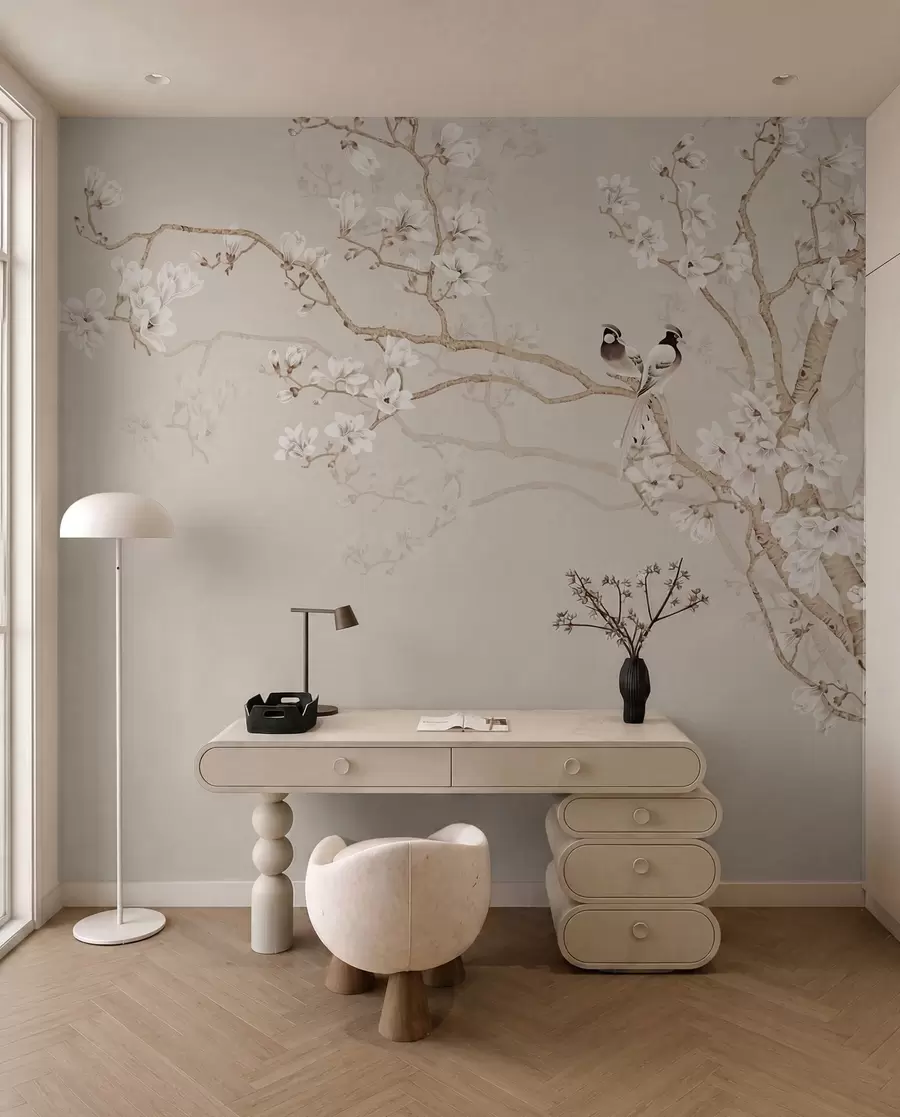 Papier peint photo Magnolia dans le jardin u25842d1